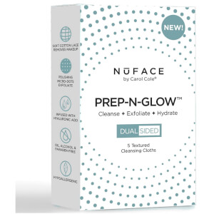 NuFACE Prep-N-Glow Cloths - Pack of 5 (Free Gift)