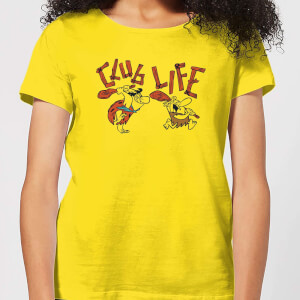 The Flintstones Club Life Women's T-Shirt - Yellow