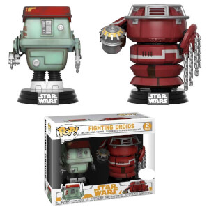 Star Wars Solo Fight Droids EXC Pop! Vinyl 2-Pack