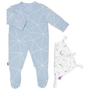 Snüz Baby Sleepsuit and Comforter Gift Set (0-3m) - Geo Breeze