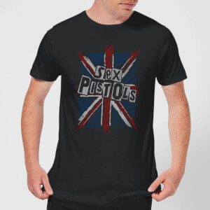 Sex Pistols Union Jack Men's T-Shirt - Black