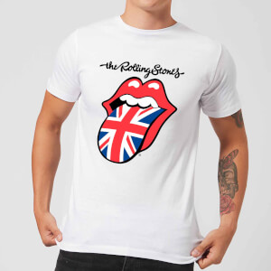 Rolling Stones UK Tongue Men's T-Shirt - White
