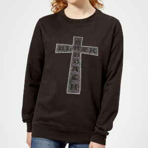 Black Sabbath Cross Women's Sweatshirt - Black