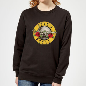 Guns N Roses Bullet Women's Sweatshirt - Black