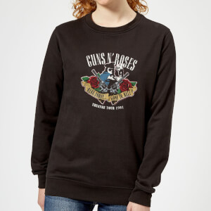 Guns N Roses Here Today... Gone To Hell Women's Sweatshirt - Black