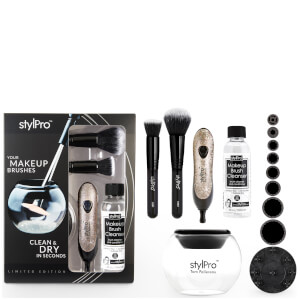 StylPro Brush Cleaner and Dryer Gift Set - Glitter