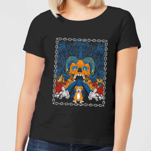 Mr Pickles Retro Print Women's T-Shirt - Black