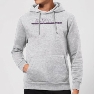 Scooby Doo Those Meddling Kids Retro Hoodie - Grey