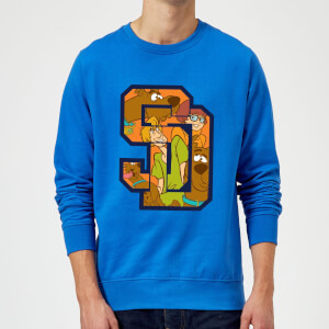 Scooby Doo Collegiate Sweatshirt - Royal Blue