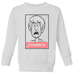 Scooby Doo Zoinks! Kids' Sweatshirt - White