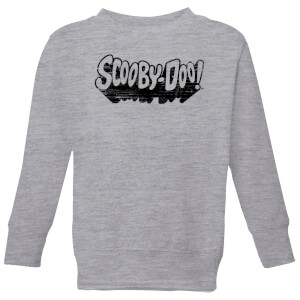 Scooby Doo Retro Mono Logo Kids' Sweatshirt - Grey