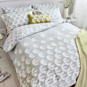 Scion Pajaro Duvet Cover - Steel