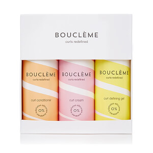Bouclème Define & Shine Trio - 3 x 100ml Curl Conditioner, Curl Cream & Curl Defining Gel