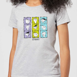 Ed, Edd n Eddy Heads Women's T-Shirt - Grey