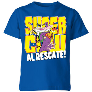 Cow and Chicken Supercow Al Rescate! Kids' T-Shirt - Royal Blue
