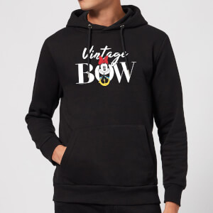 Disney Minnie Mouse Vintage Bow Hoodie - Black