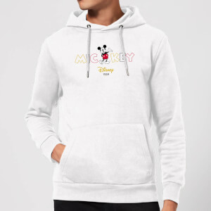 Disney Mickey Mouse Disney Wording Hoodie - White