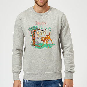 Disney Bambi Tilted Up Sweatshirt - Grey