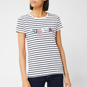 Barbour Women's Skysail T-Shirt - White/Navy