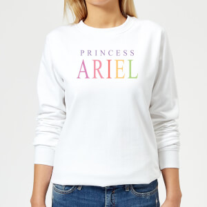Disney Little Mermaid Princess Ariel Women's Sweatshirt - White