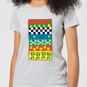Donald Duck Vintage Pattern Women's T-Shirt - Grey