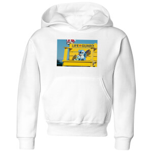Felpa con cappuccio Disney Lilo And Stitch Life Guard - Bianco - Bambini