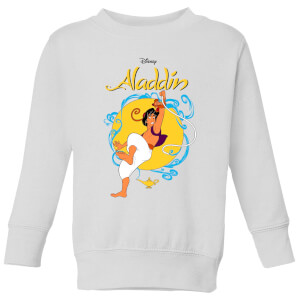 Disney Aladdin Rope Swing Kids' Sweatshirt - White
