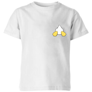 Disney Donald Duck Backside Kids' T-Shirt - White
