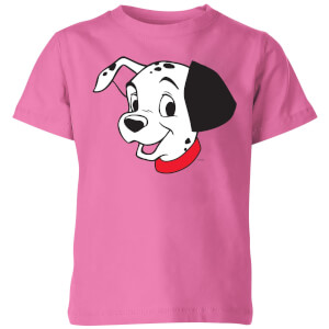 Disney 101 Dalmatians Head Kids' T-Shirt - Pink