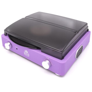 GPO Stylo II Turntable with AUX in for MP3 Connection - Lilac