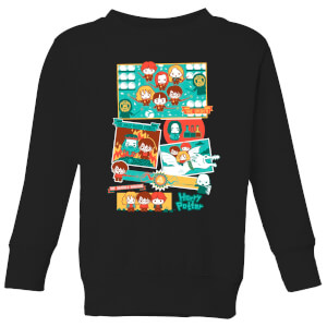 Harry Potter Kids Cute Films Kids' Sweatshirt - Black