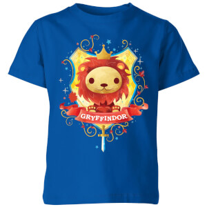 Harry Potter Kids Gryffindor Crest Kids' T-Shirt - Royal Blue