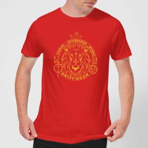 Harry Potter Gryffindor Lion Badge t-shirt - Rood