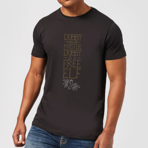 Harry Potter Dobby Is A Free Elf Men's T-Shirt - Black