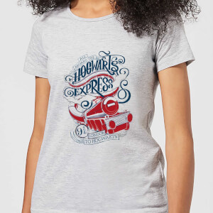 Harry Potter Hogwarts Express Women's T-Shirt - Grey