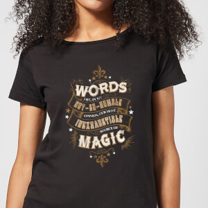 Harry Potter Words Are, In My Not So Humble Opinion Women's T-Shirt - Black