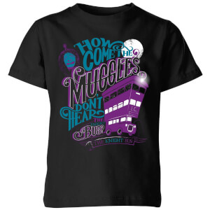 Harry Potter Knight Bus Kids' T-Shirt - Black