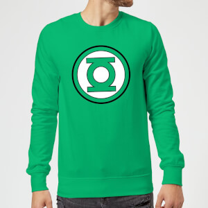 Justice League Green Lantern Logo Sweatshirt - Kelly Green