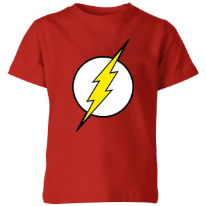 Justice League Flash Logo Kids' T-Shirt - Red