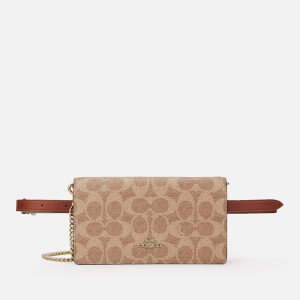 Coach Women's Colorblock Signature Convertible Belt Bag - Tan Rust