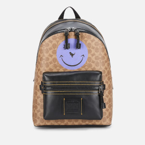 Coach Signature Smiley Academy Backpack with Rexy By Yeti Out - JI/Khaki