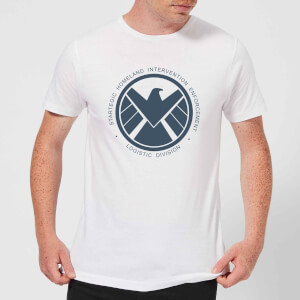 Marvel Avengers Agent Of SHIELD Logistics Division Men's T-Shirt - White