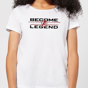 T-shirt Avengers Endgame Become A Legend - Femme - Blanc