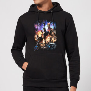 Sweat à capuche Avengers Endgame Character Montage Homme - Noir