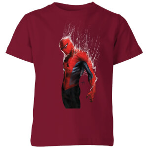 Marvel Spider-man Web Wrap Kids' T-Shirt - Burgundy