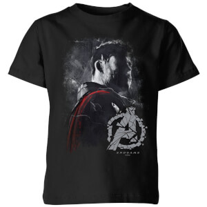 Avengers Endgame Thor Brushed Kids' T-Shirt - Black