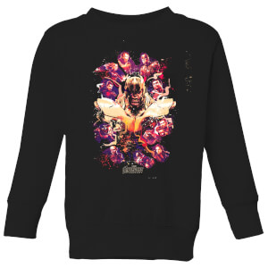 Sweat-shirt Avengers Endgame Splatter - Enfant - Noir