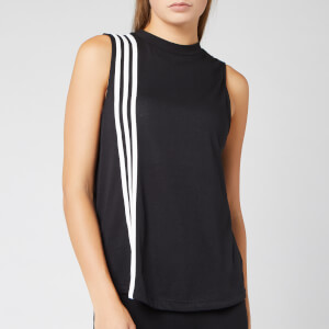 adidas Women's 3 Stripe Tank Top - Black