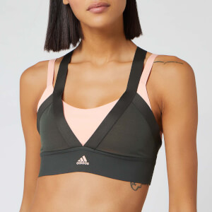 adidas Women's Am Layered Bra - Legend Earth