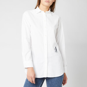 Tommy Hilfiger Women's Fawn Boyfriend Shirt - Classic White